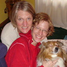 mom and coll are buds!