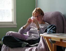 me sewing at emily's ...taking you to people who obviously can see better than i can 