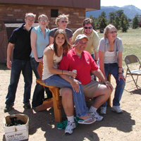the archery group (the ones who aren't arching that is...)