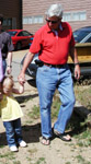 uncle jim and emma ready to go have pictures taken...