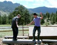 art and al logroll on the benches...