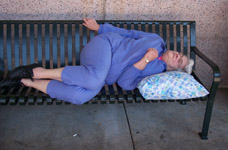 no, we didn't LEAVE her there...she was just resting her eyes!!