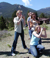 photo shoot on the mountain...