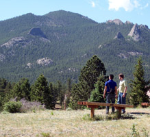 ryan and art reflecting on the scenery...