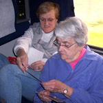 kaki, mimi, and the pham (except us) came via amtrak...