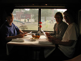 dining car deliciousness!