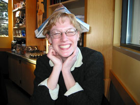 ryan made my hat for me!&nbsp; (double whammy....paper AND hat!&nbsp; hah!)
