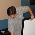 ryan folding the screen.....sigh.......