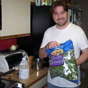 ryan with the green colors...spinich!