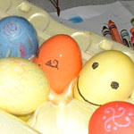 this year's eggs...take you to last year's easter eggs...