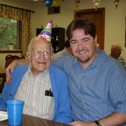 ryan and his mechanical grandad!