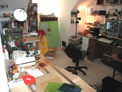 art-office in its oh-so-organized state
