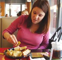 eating at the spy cafe