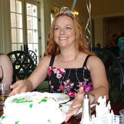 lisa's bridezilla came to the party, too!