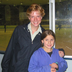 coll & the VERY famous amy shea.... she's working on her axel....