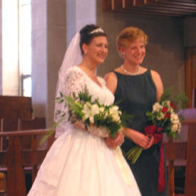 lori and bridesmaid #3, colleen