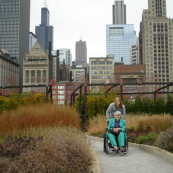 bec & mimi in the gardens