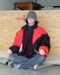emily finds inner peace in the uhaul...