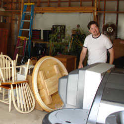 our stuff rests in the garage