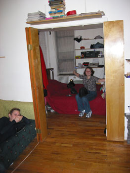 the other direction in emily's apartment (holly on the couch)
