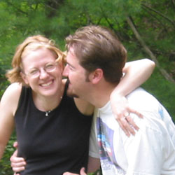 we were just all kissy that day!