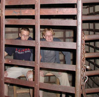 coll& al in an authentic cowboy jail