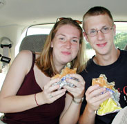 bec & al bond with burgers