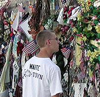 al & the city's grief fence, begun in 1995