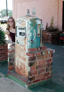 becca....not being kicked on route sixty six...