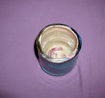 first vase on the wheel, summer 2002