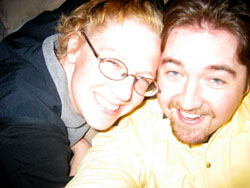 awww...an overexposed shot of ryan's new shirt...