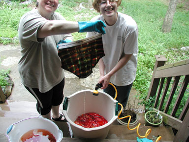 showing off joel's new underwear he didn't know he needed while in iraq!