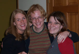 coll with her bridesmaids!