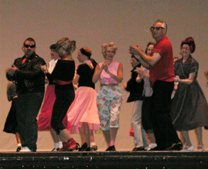 bandstand!&nbsp; i'm in the pink poodle skirt with a pink bandana around my neck...