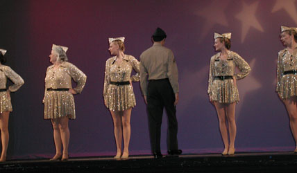 dress right! (YES SIR! we shouted back) i'm to the left of bob...he's the only one in pants