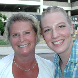 debbie came to watch us tap our best...&nbsp; you'll recognize her from last year's show ...and the year before that...