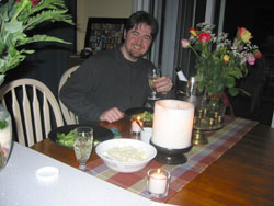 ryan at our feast....