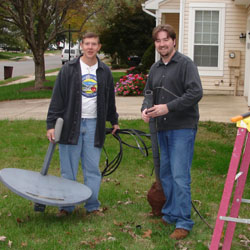 satellite dish BE GONE!
