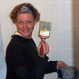 me!&nbsp; with yet more paint!&nbsp; 