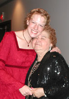 coll and gaga share some hugs