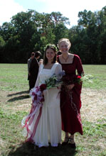 the bride and her best friend, caw