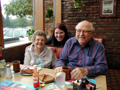 emily and her wonderful grandparents at the bigboy