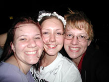 after singing kereoke at the co-ed bachelor/ette party
