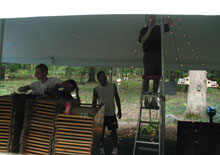 adam, sunny, mr graves, and the man who doesn't share doritos set up!