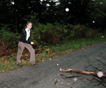 we save southwest michigan from certain desolution by clearing the road in a tornado watch