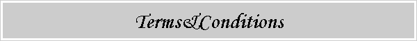 Terms&Conditions