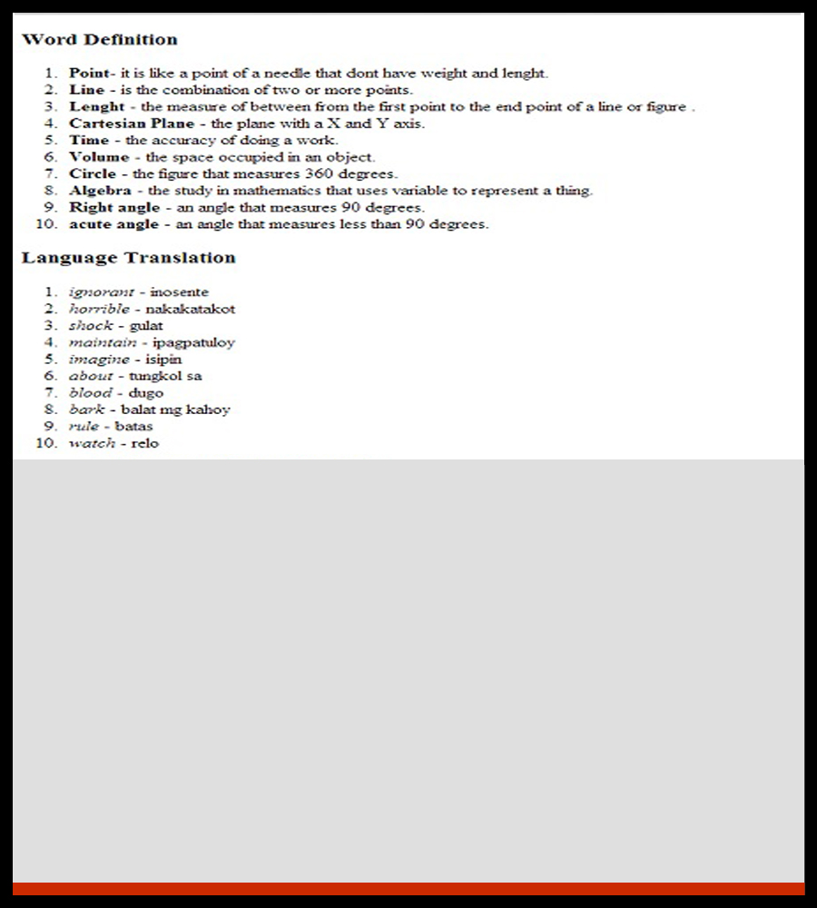 formatting