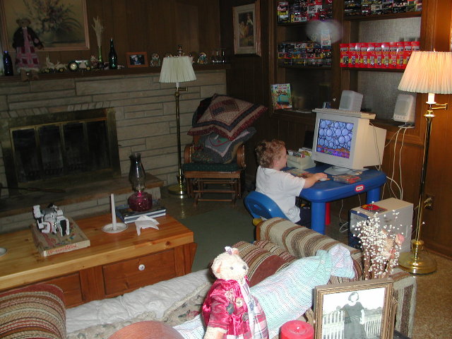 See the orb at the top of the photo