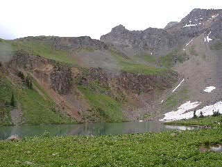 Bowl containing Lower Blue Lake