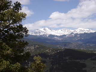 Mount Evans from Evergreen Mountain